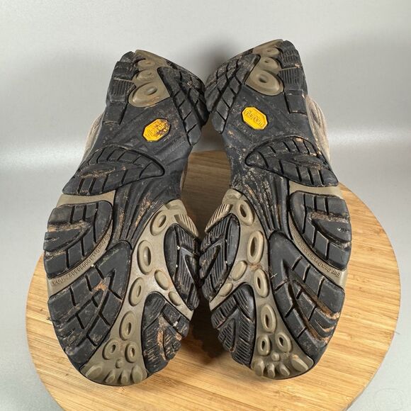 Merrell Moab 2 Ventilator Shoes Mens 9‎ Vibram Low Brown Trail Hiking Walking - Picture 6 of 8